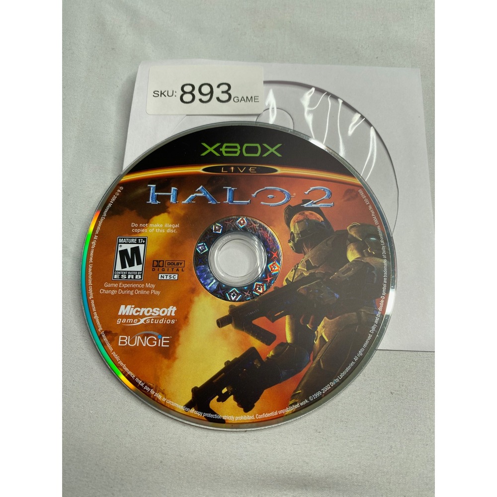 Halo 2 Microsoft Xbox Original Video Game